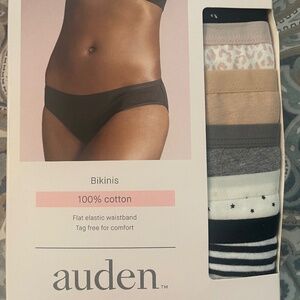 Auden Women's Bikini Style Underwear (NEW in box) 6 Pairs